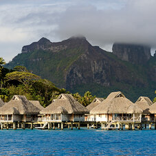 Air Tahiti Nui Bora Bora Overwater bungalows McLennan