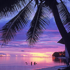 Air Tahiti Nui Rangiroa Sunset GLeBacon