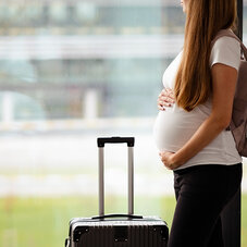 Air Tahiti Nui femme enceinte passager