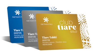 Air Tahiti Nui Club Tiare cards