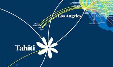Carte réseau ATN Carte réseau Air Tahiti Nui