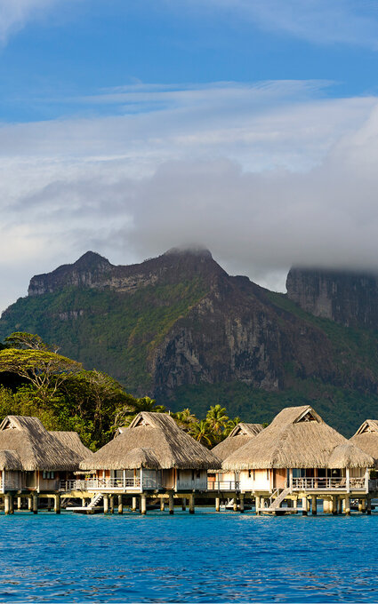 Air Tahiti Nui Hotel overwater bungalows MLennan