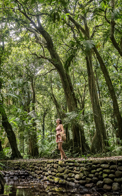 Air Tahiti Nui jardin botanique excursion SMailion