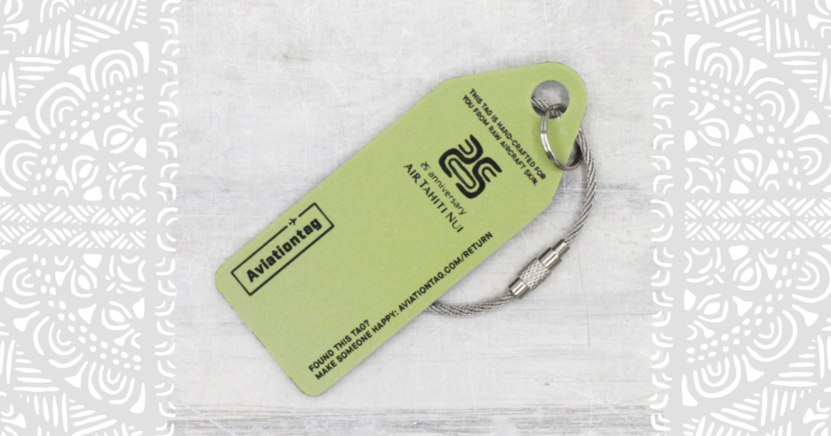 Air Tahiti Nui × Aviationtag 「Bora Bora」 Aviationtag X Air Tahiti Nui